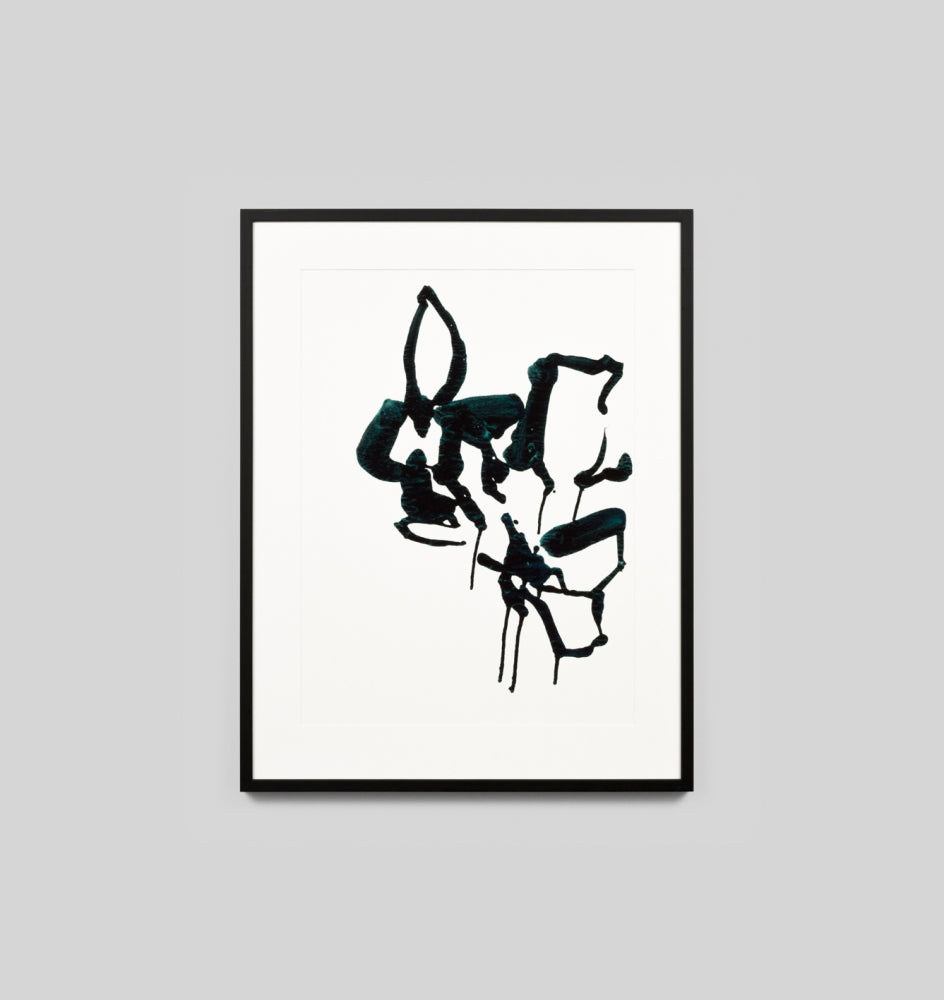 Abstract Floral Framed Print 1