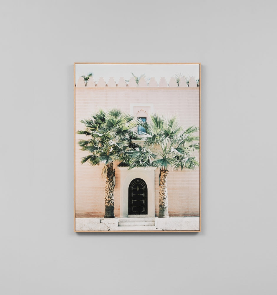 Moroccan Entrance Framed Canvas